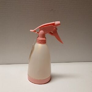 New All Purpose Pink White Plastic Spray Bottle NWT